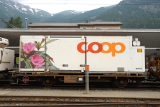 BEMO 9469111 - 0m - Containertragwagen Coop-Container Lieschen, RhB, Ep. VI